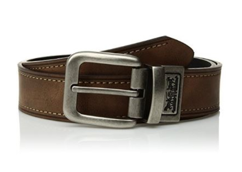 1.5 in. Reversible Leather Belt With Logo